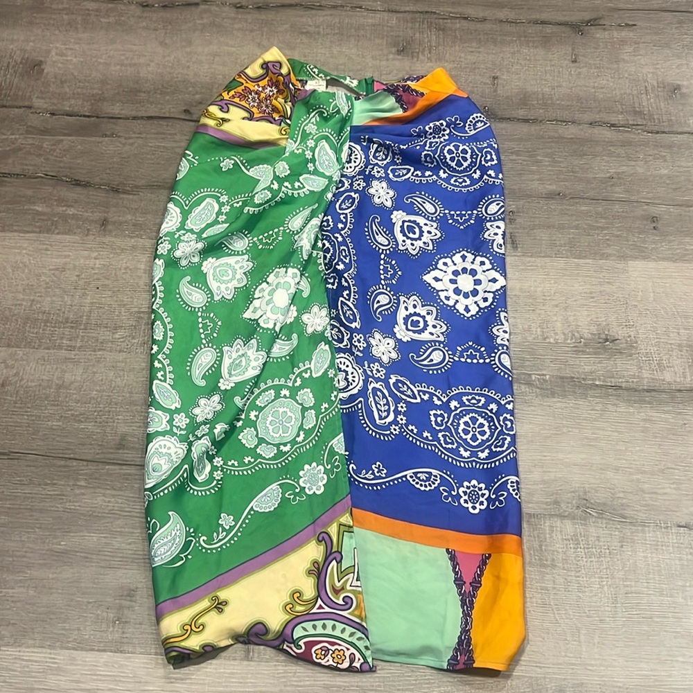 ZARA Abstract Maxi-Skirt